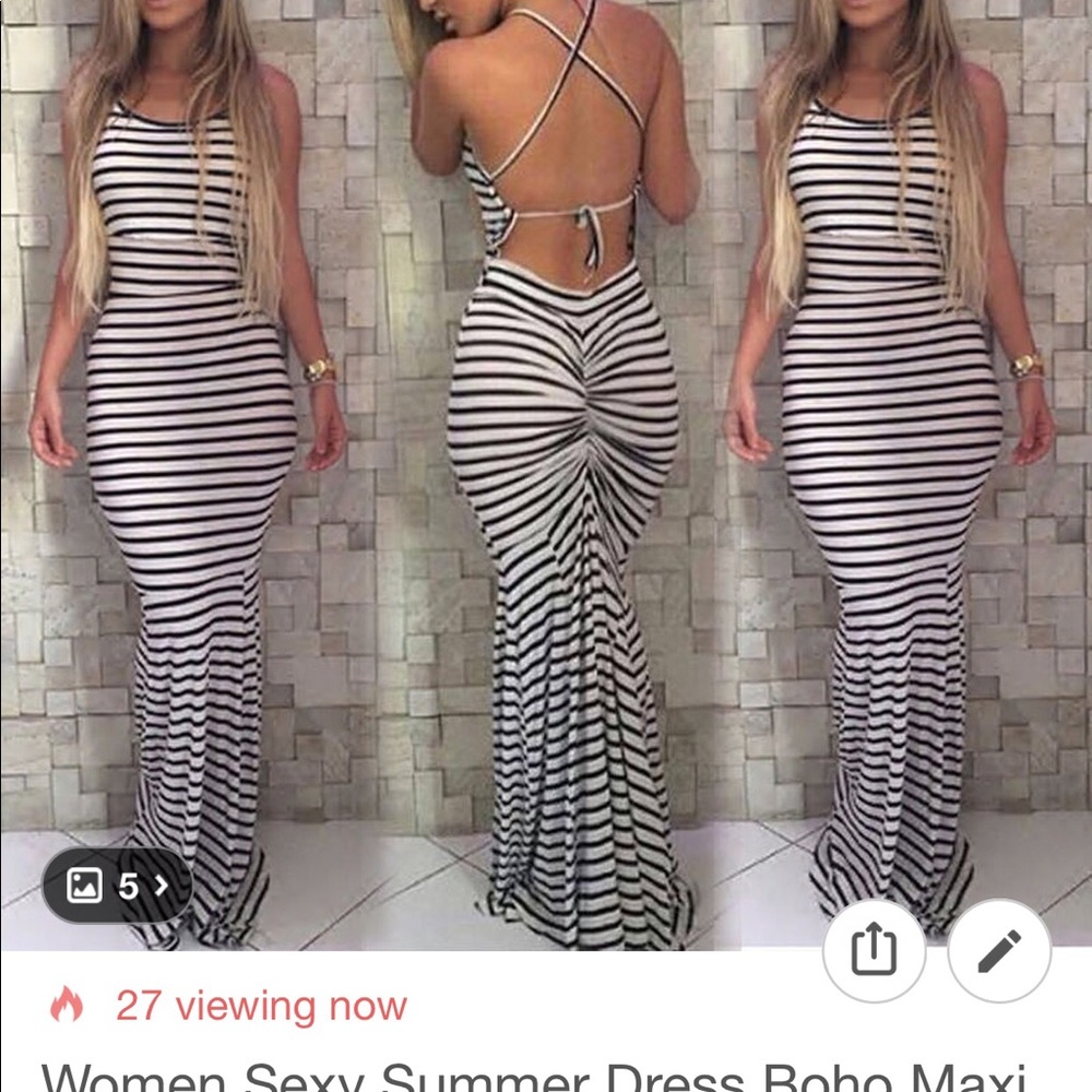 Stripped dress